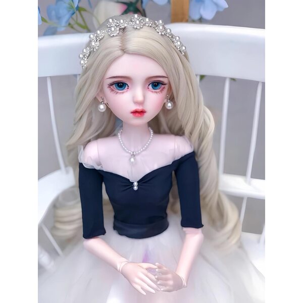AMITD BJD 1/3 60 cm Puppe aus Harz mit handgefertigtem Outfit und beweglichen Gelenken