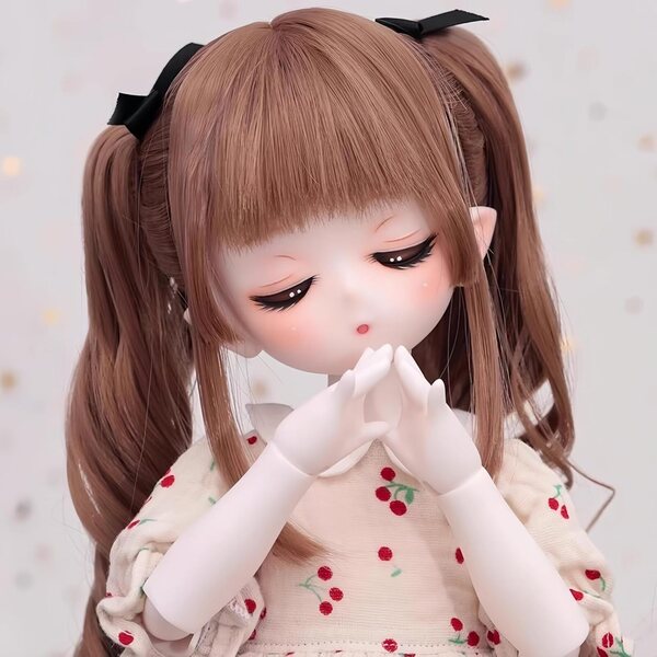 AMITD BJD 1/4 45 cm Kawaii-Puppe mit beweglichen Gelenken und handgefertigter Kleidung