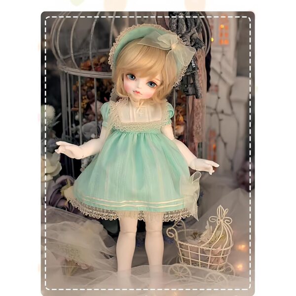 AMITD BJD 1/4 45 cm Kawaii-Puppe mit beweglichen Gelenken und handgefertigter Kleidung