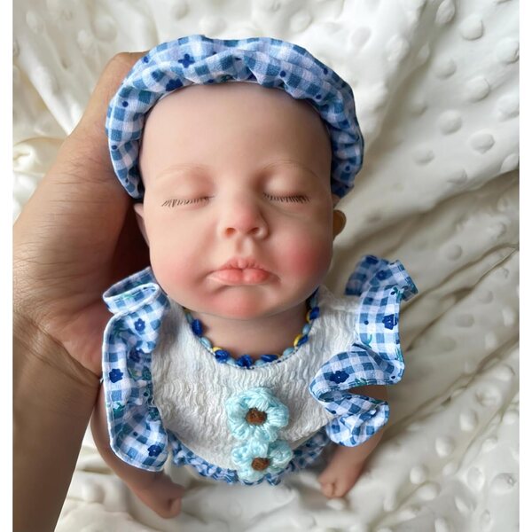 Ganzkörper-Silikon-Reborn-Puppe, 33 cm, realistisch und weich, 13 Zoll