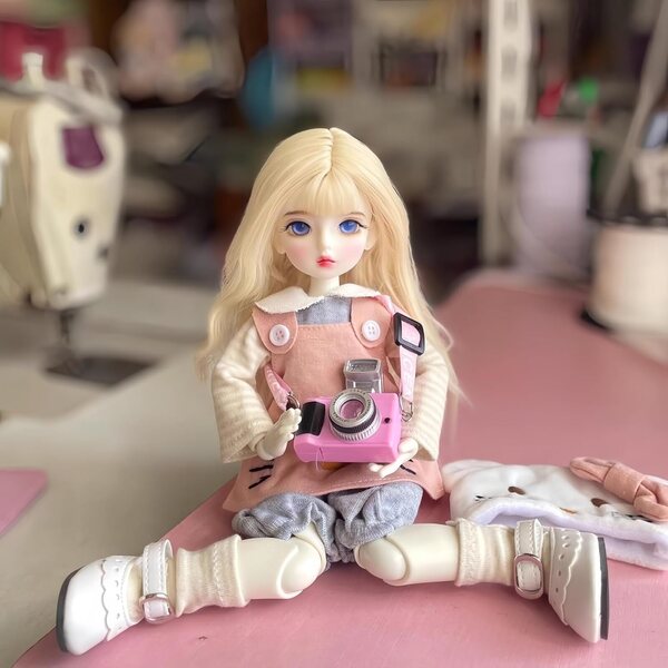 BJD 1/6 Kawaii Puppe 30 cm mit handgefertigter Kleidung und detailliertem Make-up