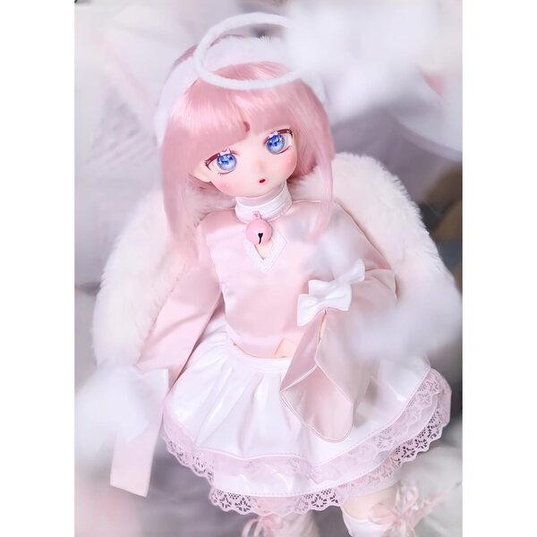AMITD 1/4 BJD-Puppe aus Kunstharz mit mehreren Gelenken und komplettem Outfit