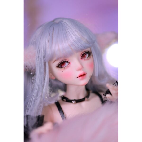 AMITD BJD Puppe 1/3, 56 cm, Fuchsmädchen mit 31 beweglichen Gelenken und handgefertigtem Make-up