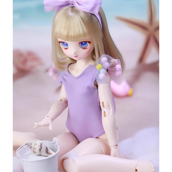 AMITD BJD 1/4 Harzpuppe mit rotierenden Gelenken und handgefertigtem Make-up