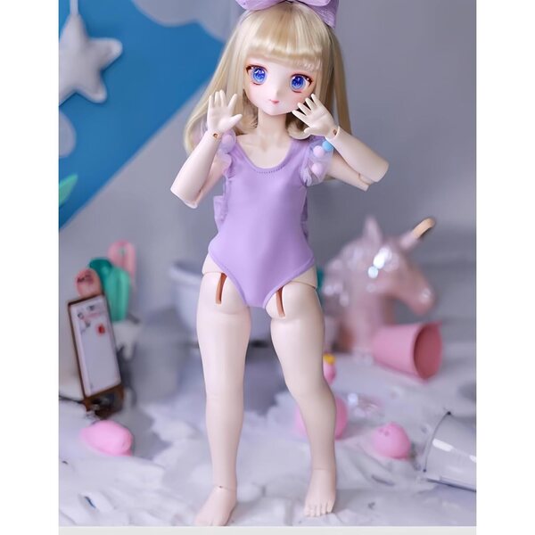 AMITD BJD 1/4 Harzpuppe mit rotierenden Gelenken und handgefertigtem Make-up