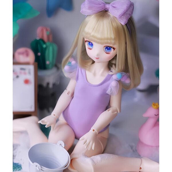 AMITD BJD 1/4 Harzpuppe mit rotierenden Gelenken und handgefertigtem Make-up