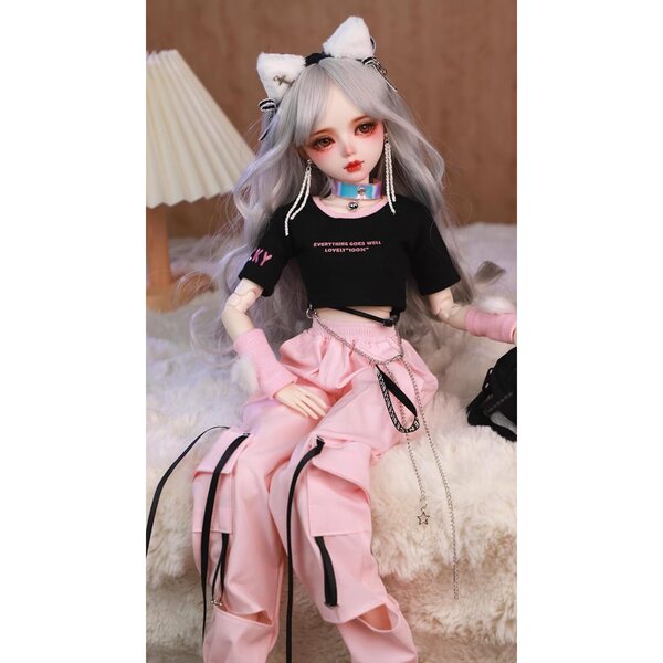 BJD AMITD 1/3 Puppe 56 cm groß, Sportlerin mit 31 beweglichen Gelenken aus PVC