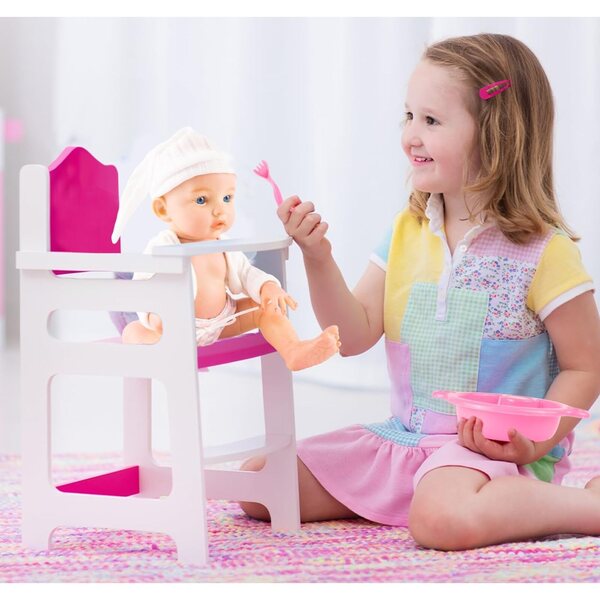 MalPlay Babypuppe 32 cm waterdicht met verwijderbare kleding, ideaal voor kinderen vanaf 3 jaar