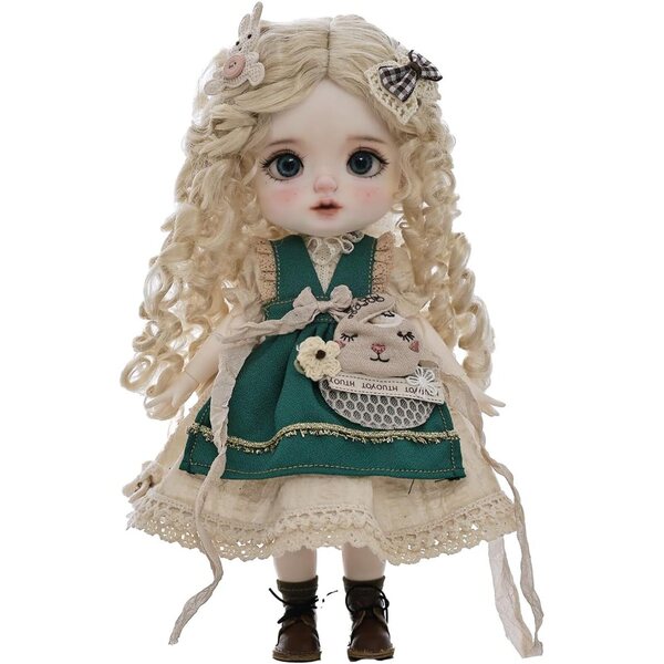 Oueneifs Plums BJD 1/6 Harzpuppe mit komplettem Set für Sammler ab 15 Jahren