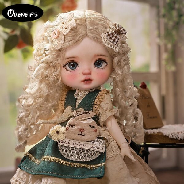 Oueneifs Plums BJD 1/6 Harzpuppe mit komplettem Set für Sammler ab 15 Jahren