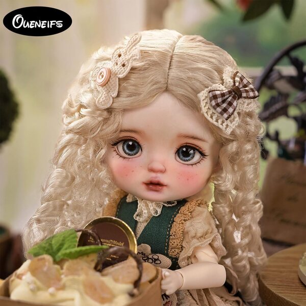 Oueneifs Plums BJD 1/6 Harzpuppe mit komplettem Set für Sammler ab 15 Jahren