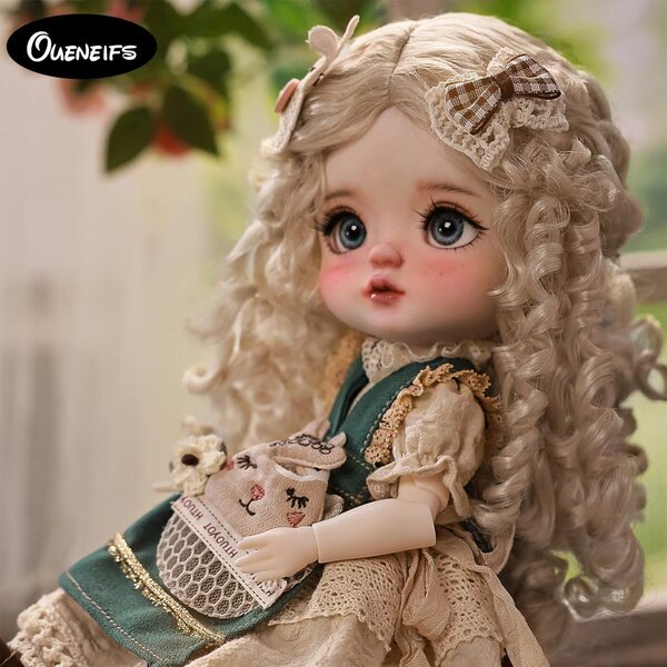 Oueneifs Plums BJD 1/6 Harzpuppe mit komplettem Set für Sammler ab 15 Jahren