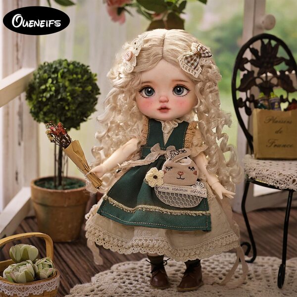 Oueneifs Plums BJD 1/6 Harzpuppe mit komplettem Set für Sammler ab 15 Jahren