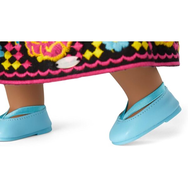 Festliches Kleid „American Girl Truly Me Día de Muertos“ mit traditionellen Accessoires