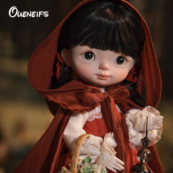 Oueneifs Gogobjd 1/6 Harz-Bjd-Puppe mit komplettem Set und beweglichem Körper, 28 cm