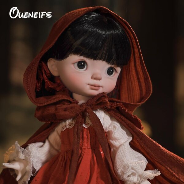 Oueneifs Gogobjd 1/6 Harz-Bjd-Puppe mit komplettem Set und beweglichem Körper, 28 cm