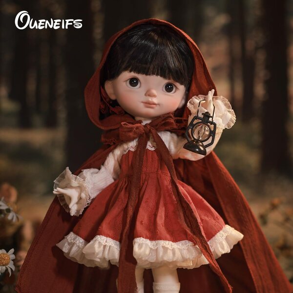 Oueneifs Gogobjd 1/6 Harz-Bjd-Puppe mit komplettem Set und beweglichem Körper, 28 cm