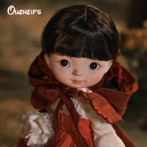 Oueneifs Gogobjd 1/6 Harz-Bjd-Puppe mit komplettem Set und beweglichem Körper, 28 cm