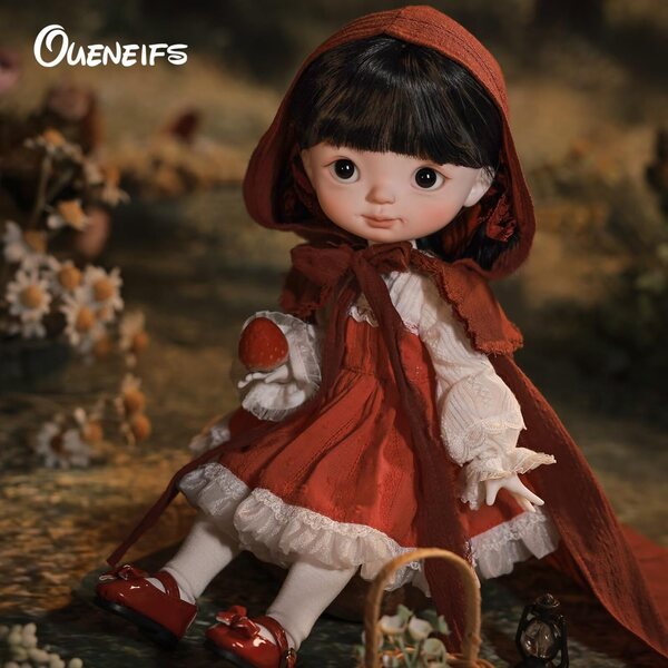Oueneifs Gogobjd 1/6 Harz-Bjd-Puppe mit komplettem Set und beweglichem Körper, 28 cm