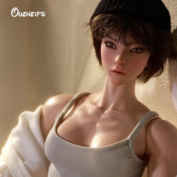 Oueneifs BJD Patricia 1/4 handgefertigte Harzpuppe, realistische Details und gegliedert