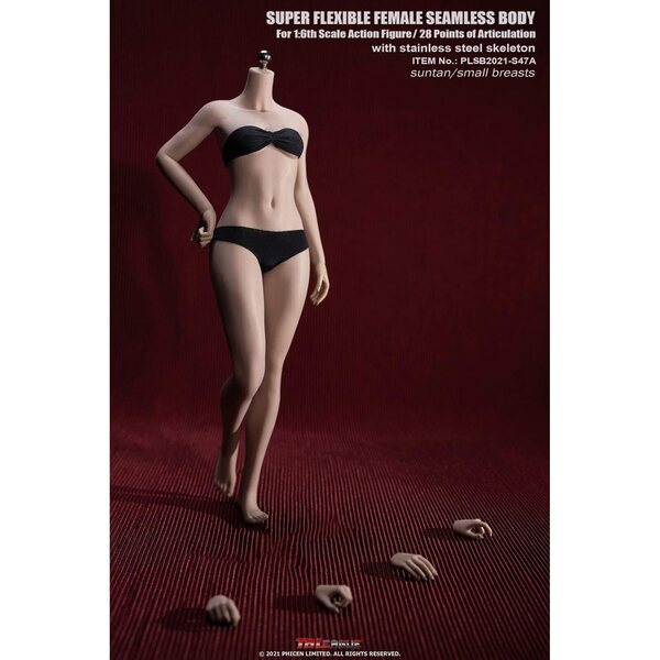 Corpo Seamless Femminile 1/6 DEZARO 28 snodi in silicone flessibile 27 cm