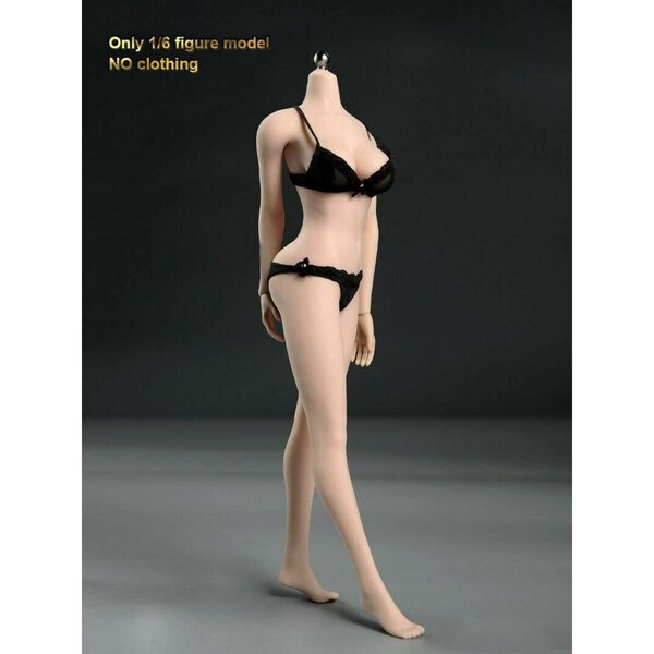 Nahtlose weibliche Actionfigur im Maßstab 1:6 mit Metallskelett, realistischem Silikonkörper, 30 cm