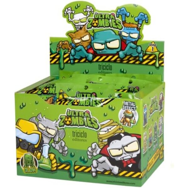 Triciclo Editores Ultrazombies Serie 1 – Set mit 12 lustigen und gruseligen Minipuppen