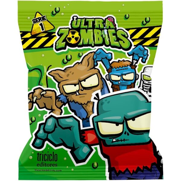 Triciclo Editores Ultrazombies Serie 1 – Set mit 12 lustigen und gruseligen Minipuppen