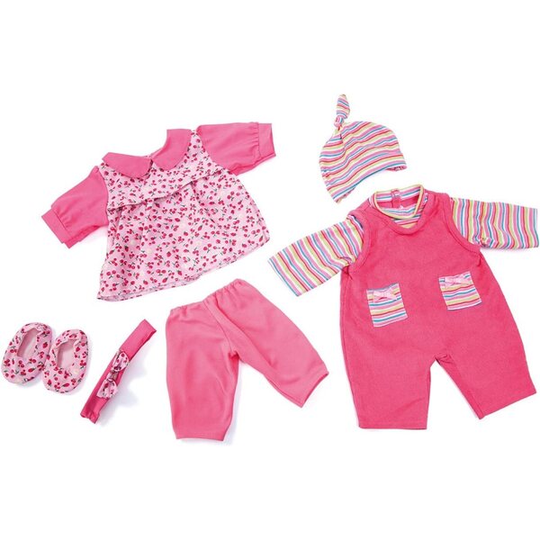 Bayer Design Piccolina Love - Funktionspupa 42cm mit Zubehör und Kleidungsset für Puppen