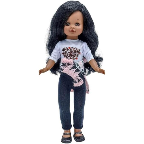 FOLK Originale Sintra Puppe 40 cm in Vinyl con Abbigliamento e Box Collezione Limitata