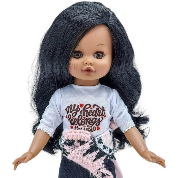 FOLK Originale Sintra Puppe 40 cm in Vinyl con Abbigliamento e Box Collezione Limitata