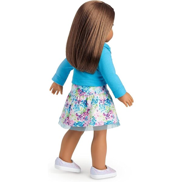 American Girl Truly Me Puppe Nr. 79 mit haselnussbraunen Augen und glattem braunem Haar, 18 Zoll
