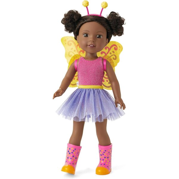American Girl WellieWishers Kendall Kreativpuppe mit Glitzerkleidung, 36,8 cm