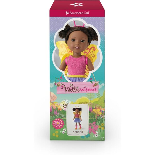 American Girl WellieWishers Kendall Kreativpuppe mit Glitzerkleidung, 36,8 cm