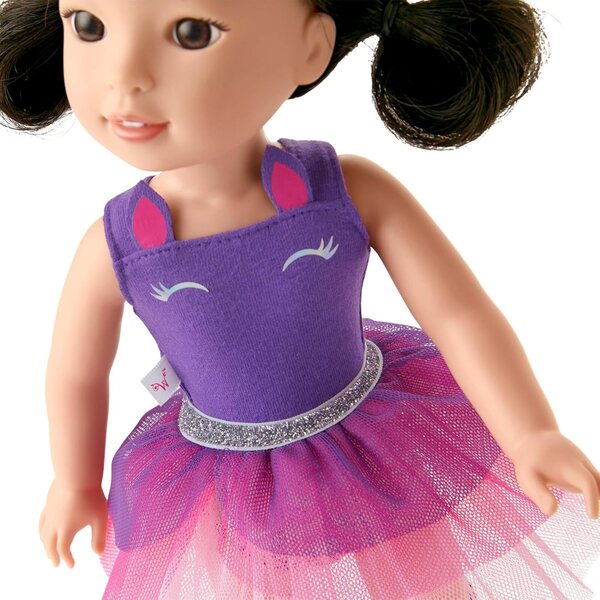 Emerson American Girl WellieWishers Puppe mit Einhornkostüm und Accessoires