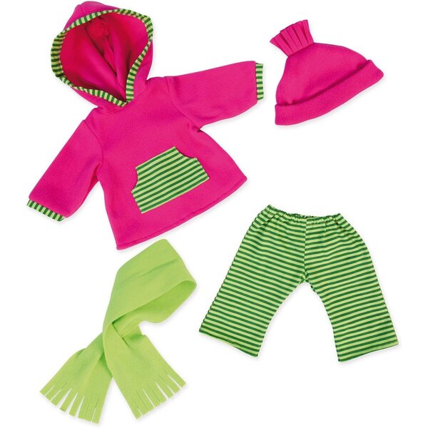 Bayer Design Piccolina Magic Eyes und Kleidungsset für Puppen 40-46 cm für Kinder