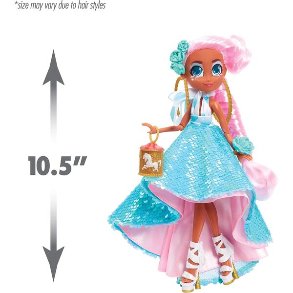Hairdorables Hairmazing – Modepuppen mit rosa und grünen Haaren für Kinder ab 3 Jahren