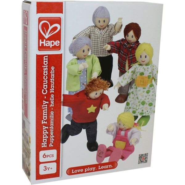 Hape Familienpuppen und Kinderzimmer aus Holz für Kinder ab 3 Jahren
