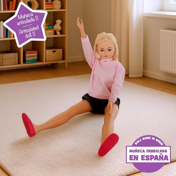 Puppa Maria 105 cm mit Zubehör und Wechselkleidung für Kinder ab 3 Jahren