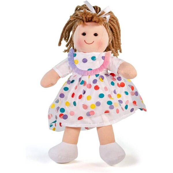 Bigjigs Puppa Phoebe 25 cm – Weiche und sichere Puppe für Babys und Kinder
