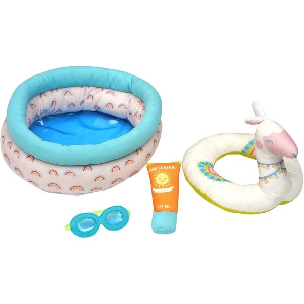 Manhattan Toy Stella Collection Poolparty 4-teiliges Set für 12-Zoll- und 15-Zoll-Puppen