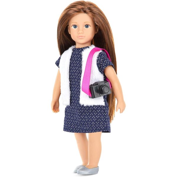 Rosalie Travel Mini-Poupe 15 см с дрехи, обувки и фотоапарат