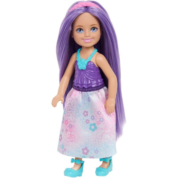 Barbie Chelsea Fantasie Puppe mit 10 Überraschungen: Modeaccessoires und magische Welt