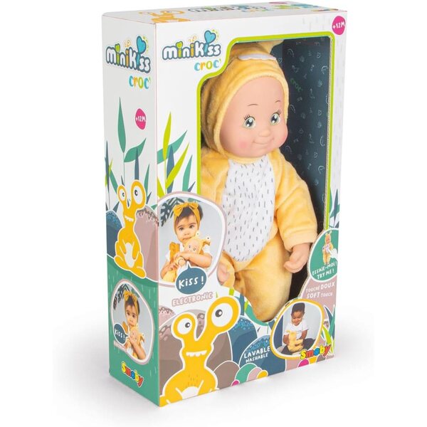 Smoby MiniKiss sortierte 30-cm-Puppen, 3 Typen, zufälliger Versand