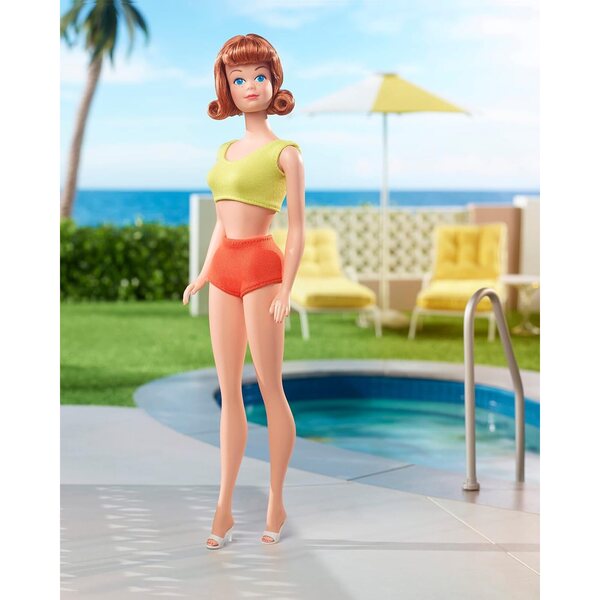 Barbie Signature Midge 60th Anniversary Poupée Vintage Strandkostüm