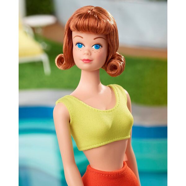 Barbie Signature Midge 60th Anniversary Poupée Vintage Strandkostüm