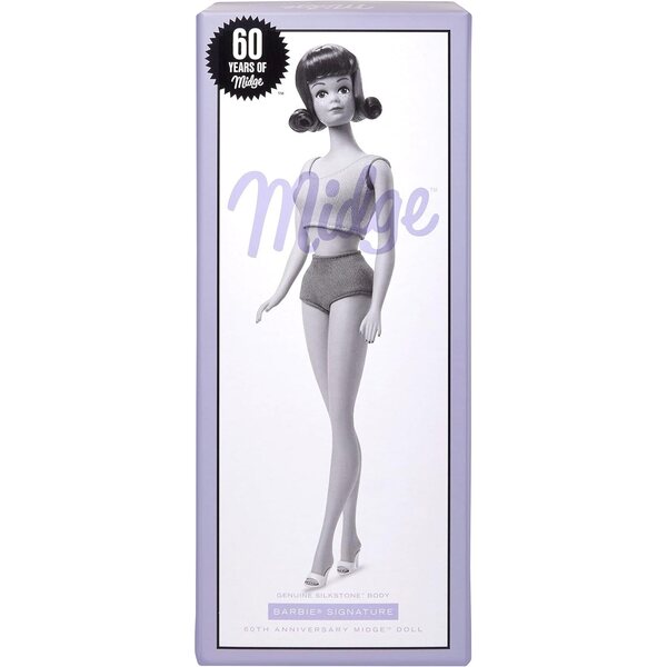 Barbie Signature Midge 60th Anniversary Poupée Vintage Strandkostüm