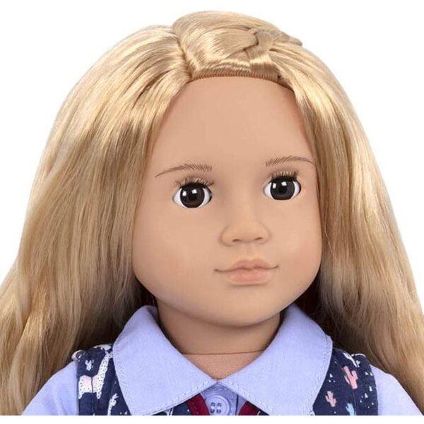 Our Generation Puppe Amalia 46 cm con abiti e accessori moda per bambine creative