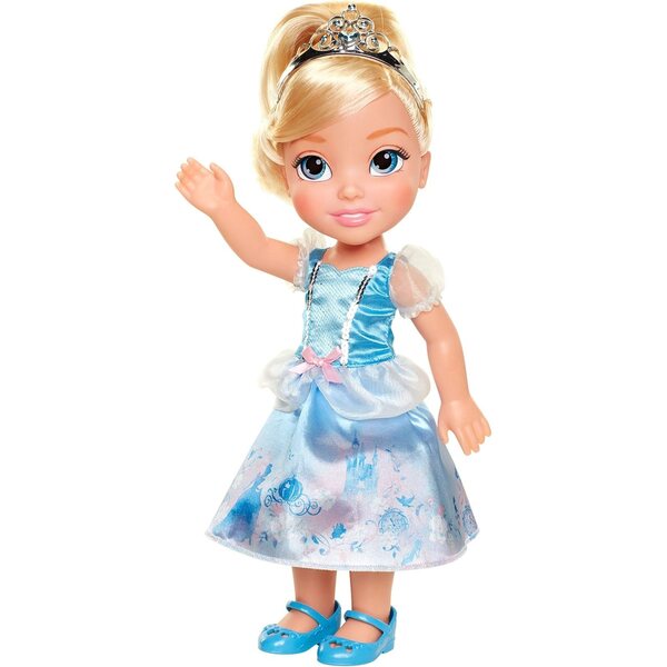 Disney Princess Cinderella 35 cm große Puppe mit Kleid, Schuhen und Tiara