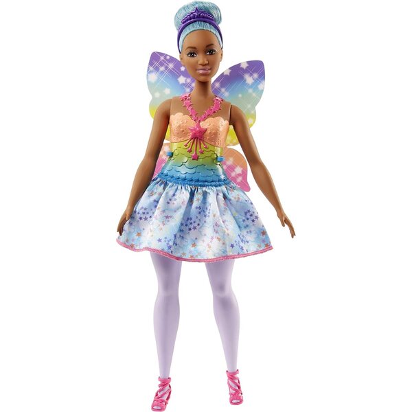 Barbie-Fee 30,5 cm mit Flügeln, buntem Tutu und Zubehör, Spiel für Mädchen ab 4 Jahren